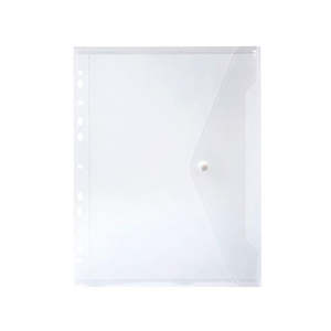 Marbig binder wallet a4 right side open clear