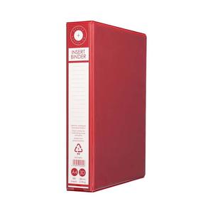 Lever Arch Files: OSC A4 Insert Binder 3D 38mm Red - Holds 250 Sheets