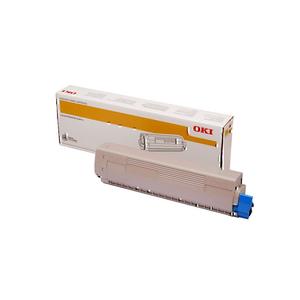 Toner Originals: Oki MC853 Cyan Ton 45862843