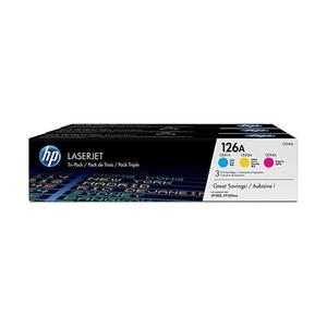 Toner Originals: HP 126A CMY Tri-pk Ton CF341A