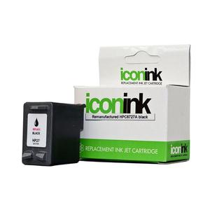 Icon Remanufactured HP 27 Black Ink Cartridge (C8727AA)