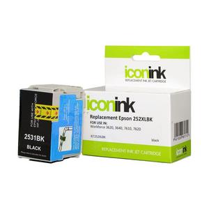 Icon Compatible Epson 252XL C13T253192 Black Ink Cartridge