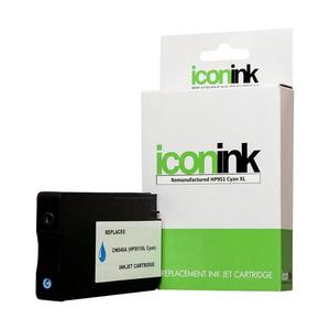 Inkjet Compatible Inks: Icon Compatible HP 951 XL Cyan Ink Cartridge (CN046AA)