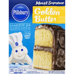 Baking: Pillsbury Moist Supreme Golden Butter Cake Mix 15.25oz