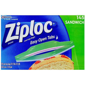 Household: Ziploc Sandwich - 145 Bags
