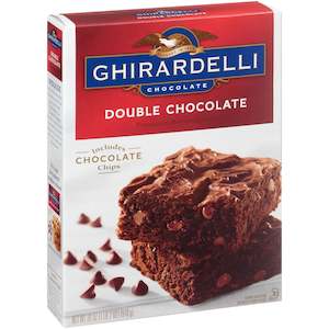 Baking: Ghirardelli Double Chocolate Brownie Mix 18oz