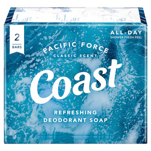 Household: Coast Bar Soap 2pk - 4.12oz Bonus Size