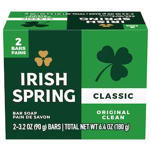 Household: Irish Spring Bar Soap - Classic 2pk