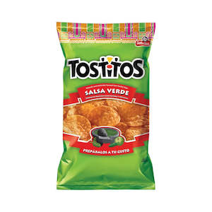 Mexican Ethnic: Tostitos Salsa Verde Chips 2.625oz (BB 30 DEC 2025)