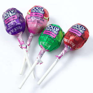 Candy: Assorted Jolly Rancher Pops - 12 Lollipops for $6.30