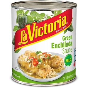 Canned: La Victoria Green Enchilada Sauce - Mild - (Large) 28oz