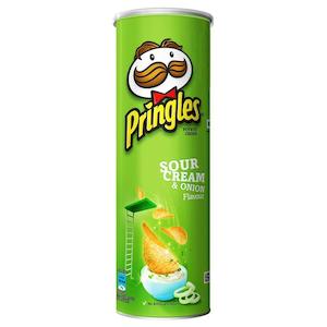 Pringles Sour Cream & Onion Potato Crisps