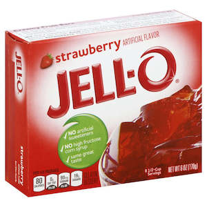 Baking: Jell-O Gelatin - Strawberry 6 oz (Large)