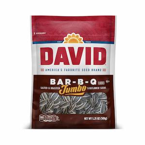 Snacks: David Sunflower Seeds BBQ 5-5.25oz