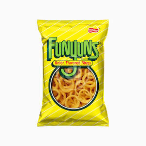 Snacks: Funyuns 1.875oz (1 7/8oz) - (BB 1 July 2025