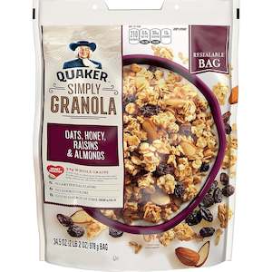Breakfast: Quaker Simply Granola 34.5oz