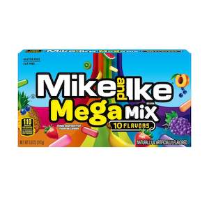 Mike and Ike Mega Mix 10 Flavors Theater Box 4.25oz
