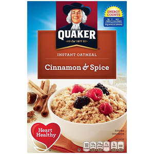 Quaker Oatmeal Singles - Cinnamon & Spice 5 Sachets