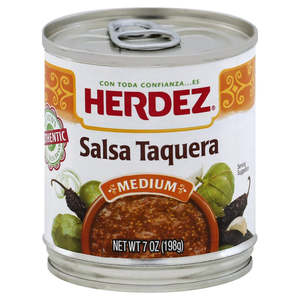 Canned: Herdez Salsa Taquera (Medium) 7oz (198g)
