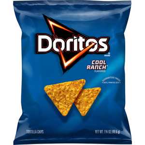 Snacks: Doritos Cool Ranch 1.75oz (49.6g) - (BB 8 SEPT 2026)