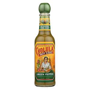 Sauces Spices: Cholula Green Pepper Hot Sauce 5oz