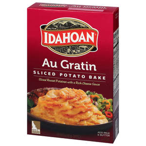 Other Grocery: Idahoan Au Gratin Sliced Potato Bake 4oz (112g)