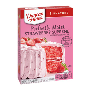Baking: Duncan Hines Strawberry Supreme Cake Mix 15.25oz