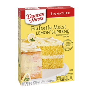 Baking: Duncan Hines Lemon Supreme Cake Mix 15.25oz