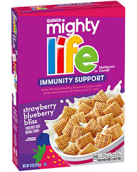 Quaker Mighty Life Immunity Support Strawberry Blueberry Bliss