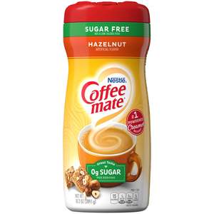 Breakfast: Coffee-mate Hazelnut -Zero Sugar 10.2 oz