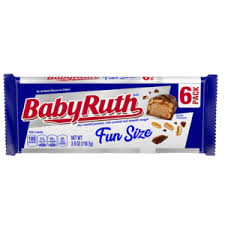 Candy: Baby Ruth Fun Size 6pack (BB 21 JUN 2026)