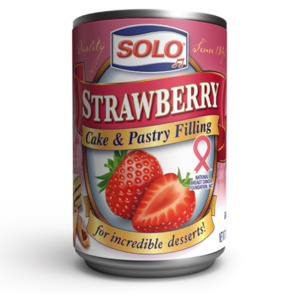 Featured: Solo Strawberry Cake & Pastry Filling 12oz (340g) - (BB: 27 Sep '26)