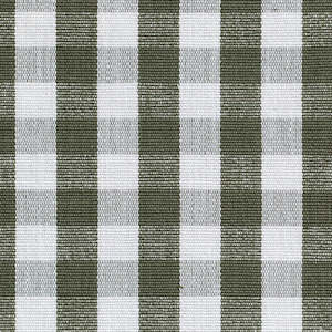 Heavy Gingham Olive Cotton Fabric