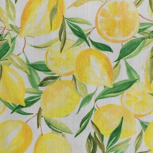 New Arrivals: Lemon Squash Polyester Fabric