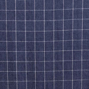 Whinberry Check Linen Fabric