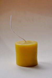 Products: Beeswax Candle Small - Maruia River Retreat - Luxury Wellness Resort New Zealand