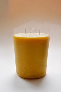 Products: Beeswax 3-Wick Candle Large - Maruia River Retreat - Luxury Wellness Resort New Zealand