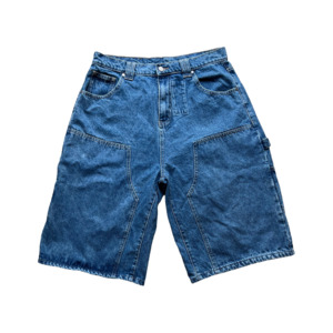 Frontpage: Double Knee Jorts Blue