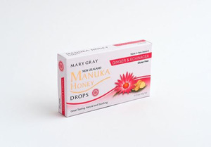 Manuka Honey Drops - Ginger and Echinacea - 48gm Mary Gray