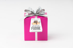 Products: Hot Pink Fudge Gift Box - 300gm Mary Gray