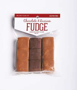 Products: Chocolate and Russian Fudge Slab - 140gm Mary Gray