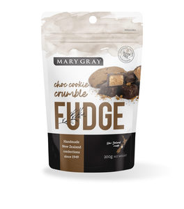 Mary Gray Choc Cookie Crumble Fudge Share Bag - 180gm Mary Gray