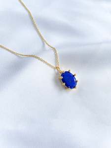 Lapis Lazuli Oval Necklace