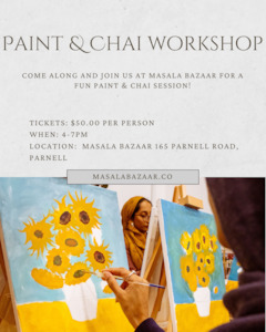 Creative Workshop: Paint and Chai