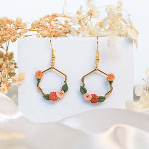 Jewellery: Ivy Hexagon Earrings