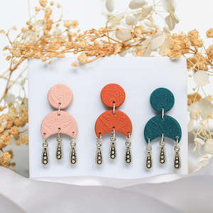 Jewellery: Mehndi Moon Earrings