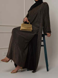 Hijabs: Eliza Luxury Abaya - Copper (with Hijab)