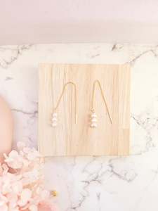 Emilys Atelier Nz: Fresh water 3 pearl gold