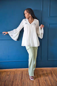 Clothing 1: SOPHIE WHITE TOP