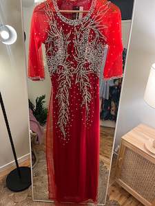 Affordable Clothing: Pre-Loved Red sequin dress